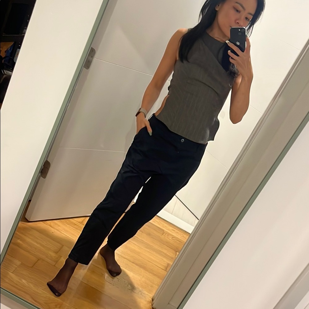 Dolce & Gabbana Navy Cropped Pants
